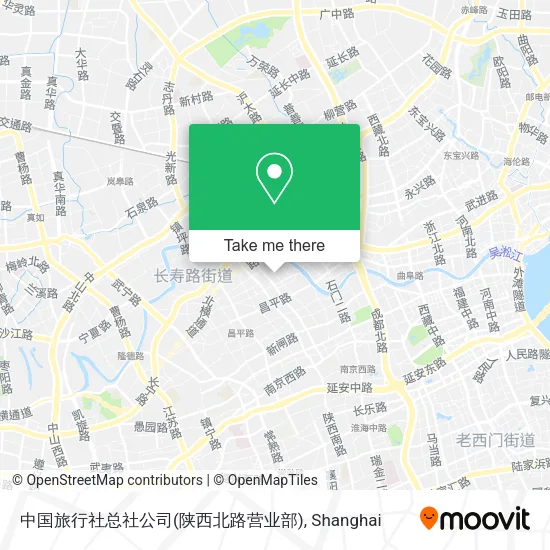 中国旅行社总社公司(陕西北路营业部) map
