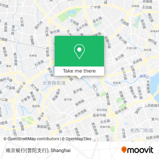 南京银行(普陀支行) map