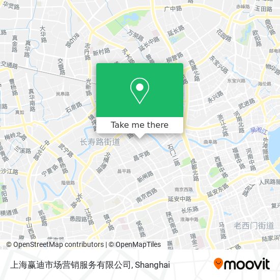 上海赢迪市场营销服务有限公司 map