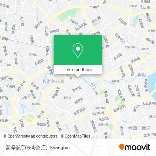 富淳饭店(长寿路店) map