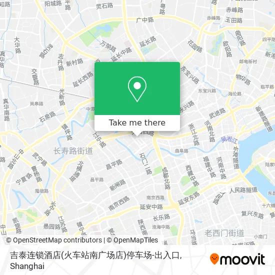 吉泰连锁酒店(火车站南广场店)停车场-出入口 map