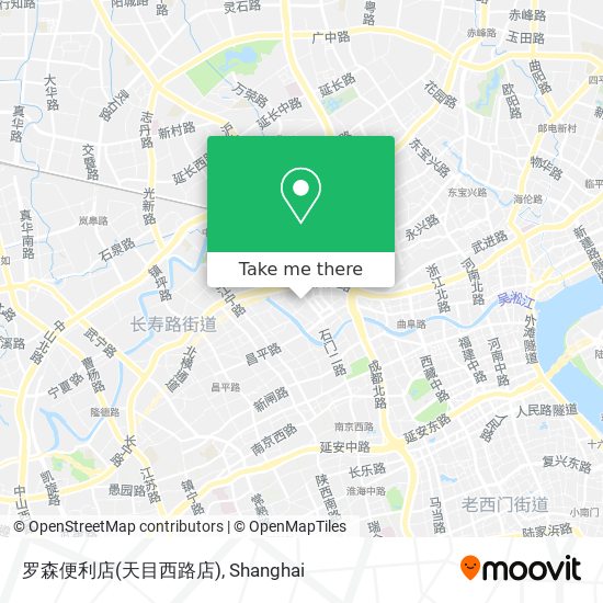 罗森便利店(天目西路店) map