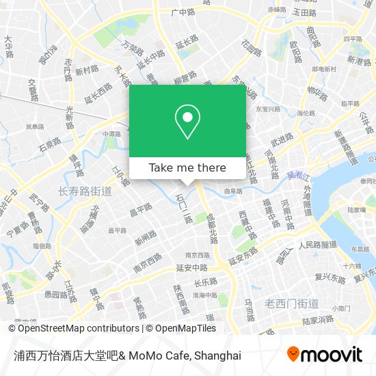 浦西万怡酒店大堂吧& MoMo Cafe map