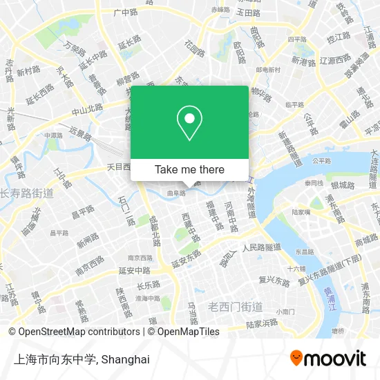 上海市向东中学 map