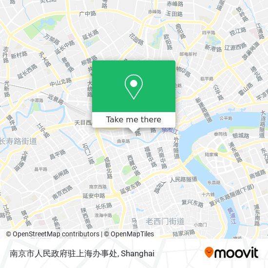 南京市人民政府驻上海办事处 map