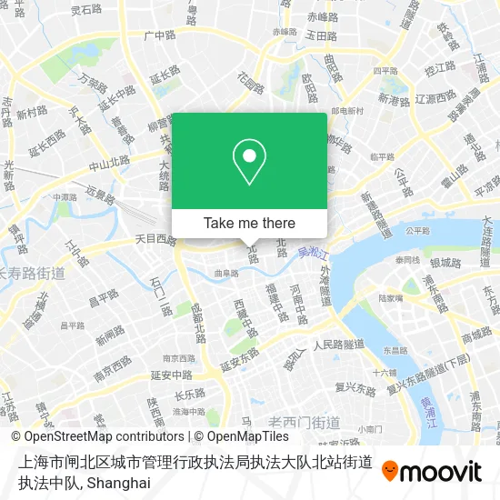 上海市闸北区城市管理行政执法局执法大队北站街道执法中队 map