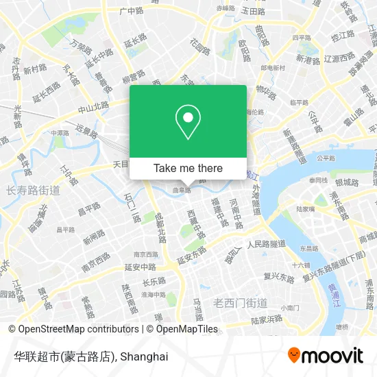 华联超市(蒙古路店) map
