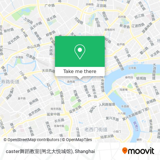 caster舞蹈教室(闸北大悦城馆) map