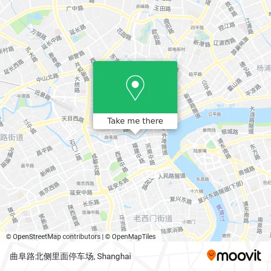 曲阜路北侧里面停车场 map