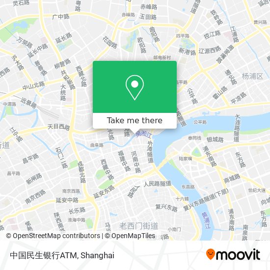 中国民生银行ATM map