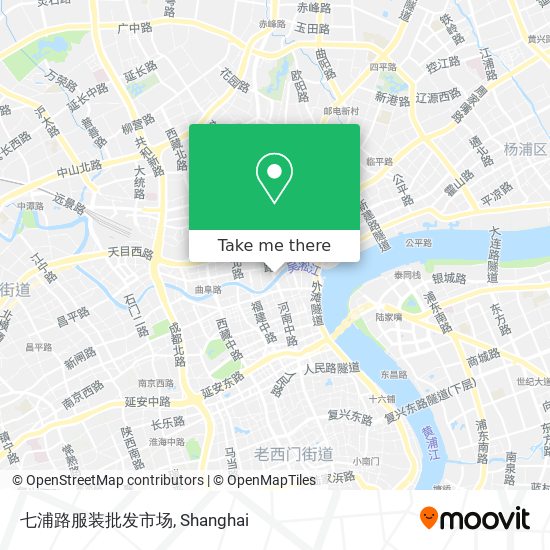 七浦路服装批发市场 map