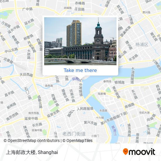 上海邮政大楼 map