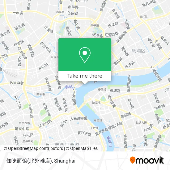 知味面馆(北外滩店) map