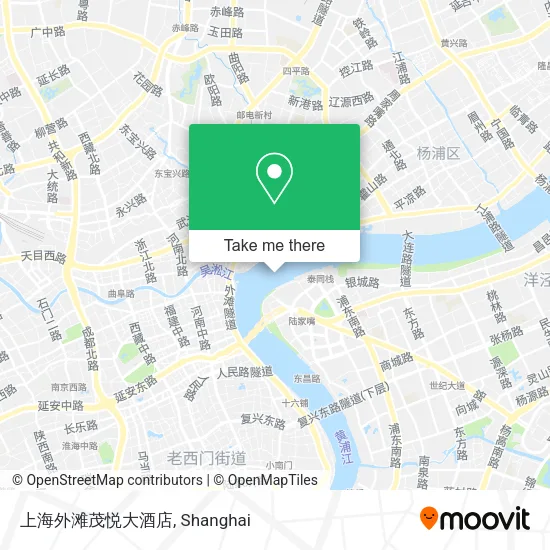 上海外滩茂悦大酒店 map