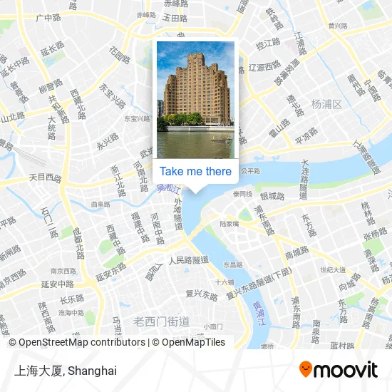 上海大厦 map