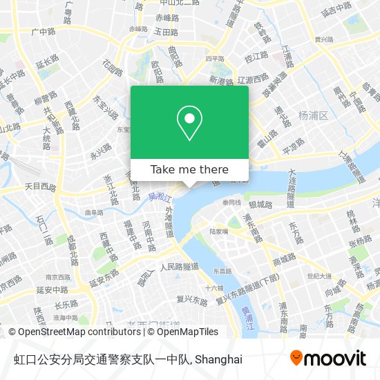 虹口公安分局交通警察支队一中队 map