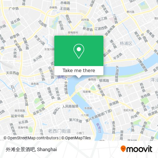 外滩全景酒吧 map