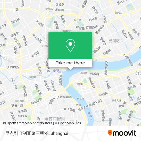 早点到自制豆浆三明治 map