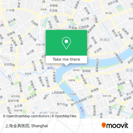 上海金典医院 map