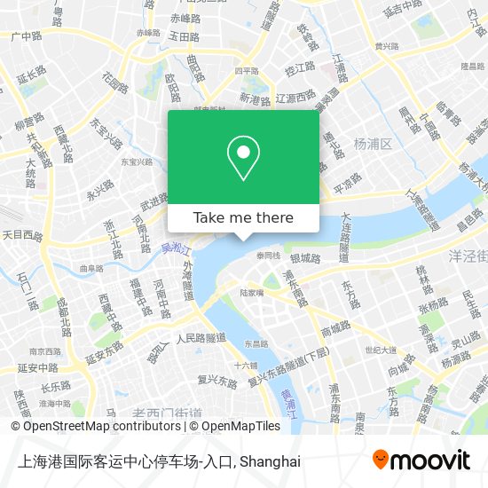 上海港国际客运中心停车场-入口 map