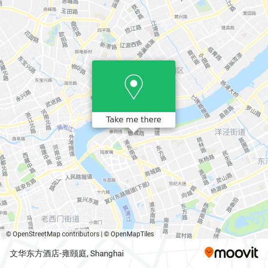 文华东方酒店-雍颐庭 map