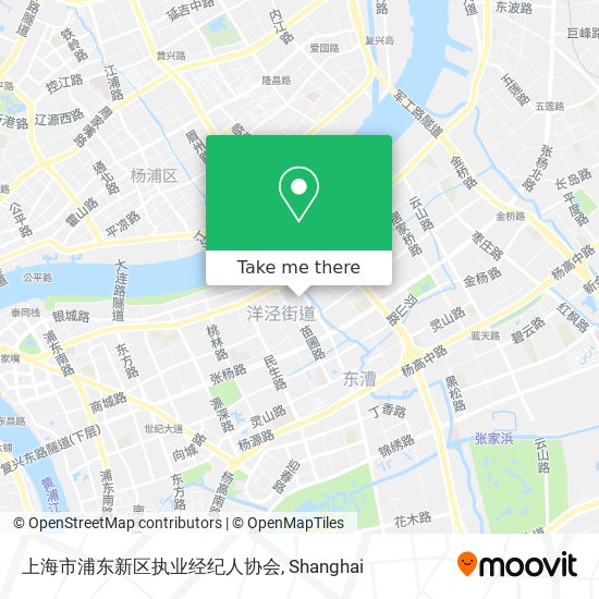 上海市浦东新区执业经纪人协会 map