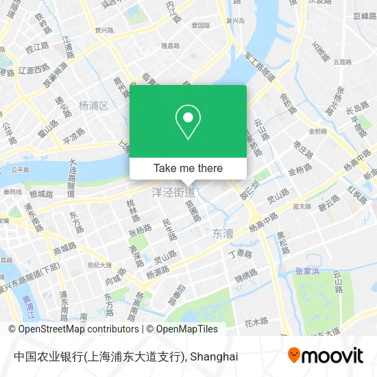 中国农业银行(上海浦东大道支行) map