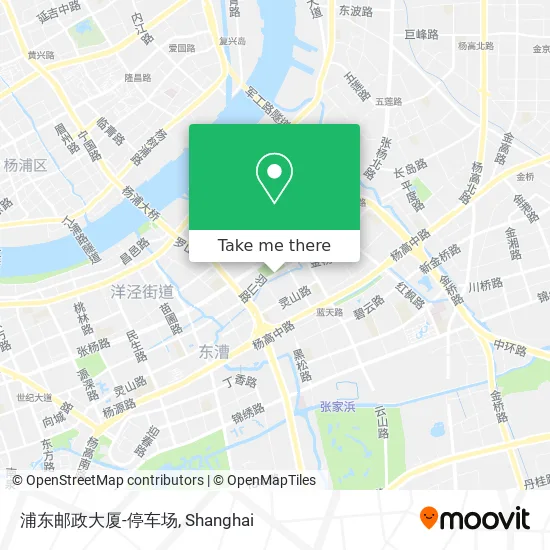 浦东邮政大厦-停车场 map