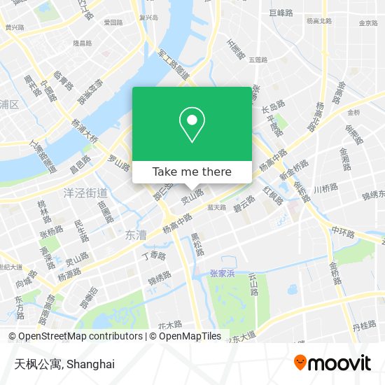 天枫公寓 map