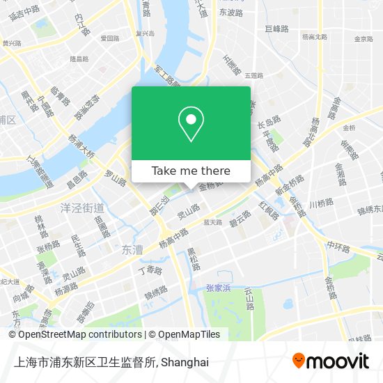 上海市浦东新区卫生监督所 map