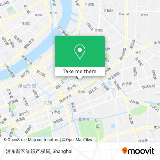浦东新区知识产权局 map