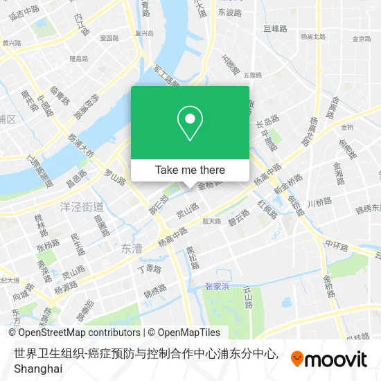 世界卫生组织-癌症预防与控制合作中心浦东分中心 map