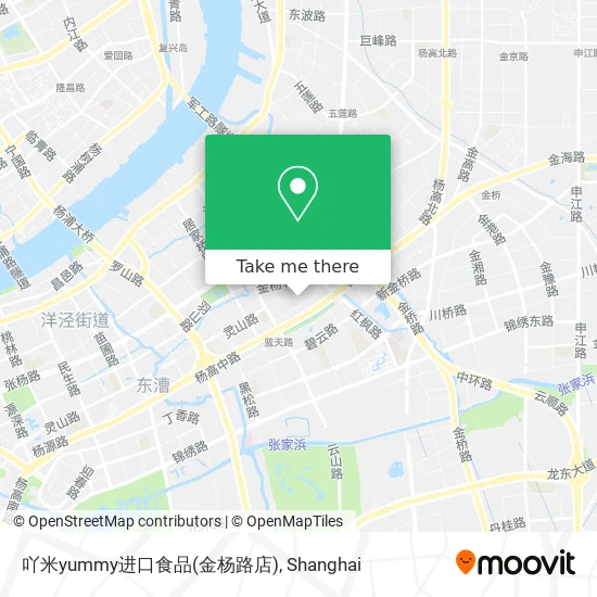 吖米yummy进口食品(金杨路店) map