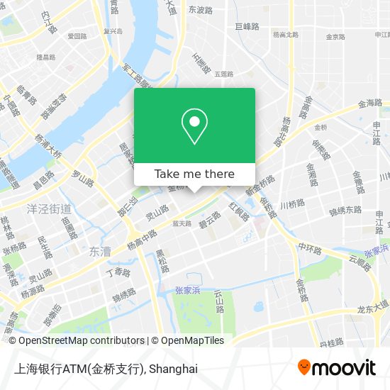 上海银行ATM(金桥支行) map