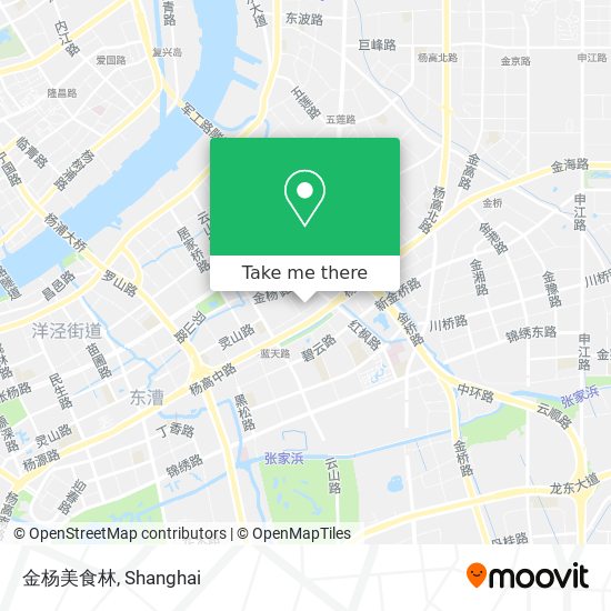 金杨美食林 map