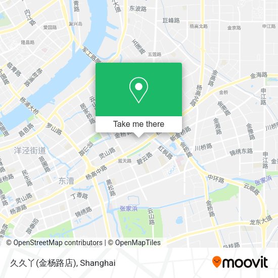 久久丫(金杨路店) map