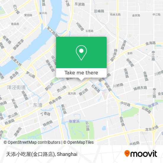 天添小吃屋(金口路店) map