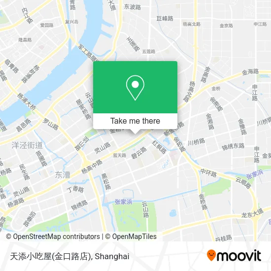 天添小吃屋(金口路店) map