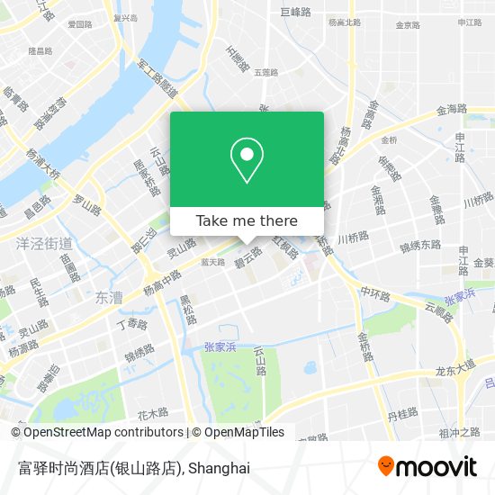 富驿时尚酒店(银山路店) map