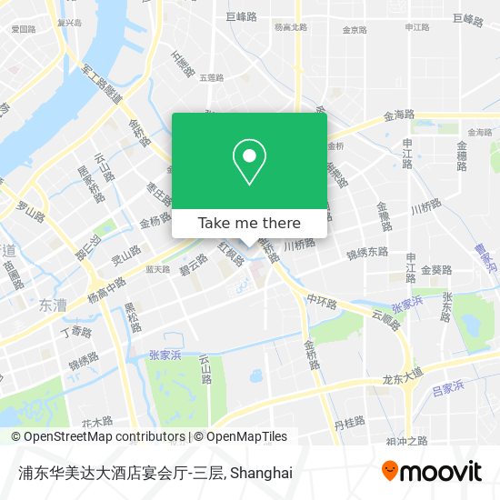 浦东华美达大酒店宴会厅-三层 map