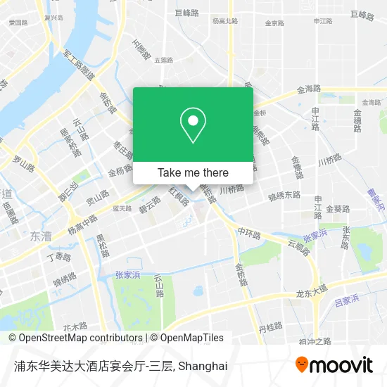 浦东华美达大酒店宴会厅-三层 map