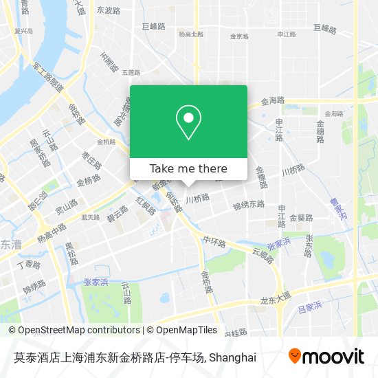 莫泰酒店上海浦东新金桥路店-停车场 map