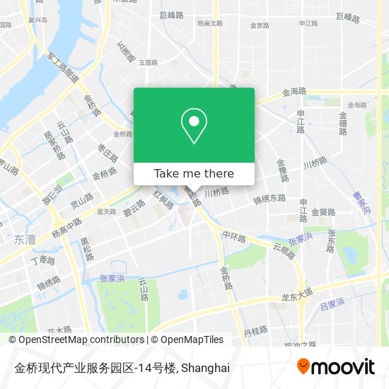 金桥现代产业服务园区-14号楼 map