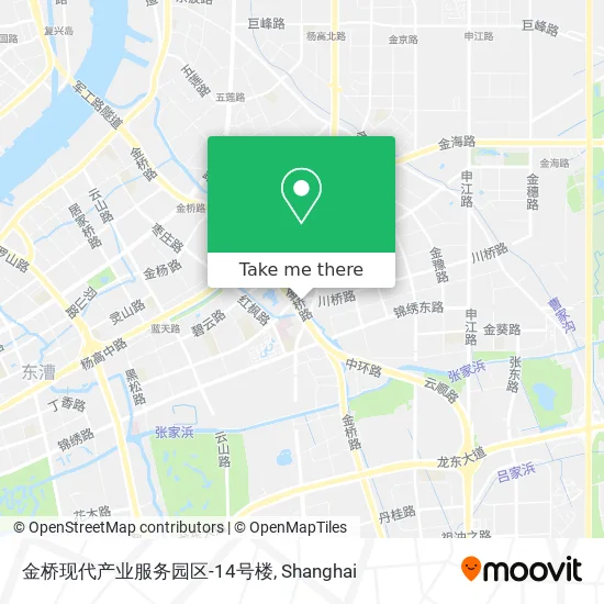 金桥现代产业服务园区-14号楼 map
