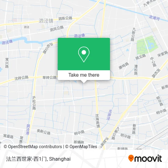 法兰西世家-西1门 map