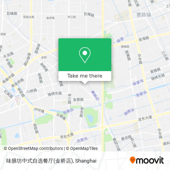 味膳坊中式自选餐厅(金桥店) map