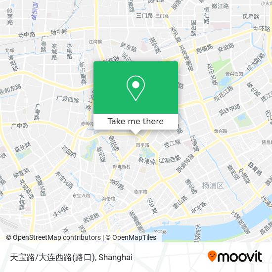 天宝路/大连西路(路口) map