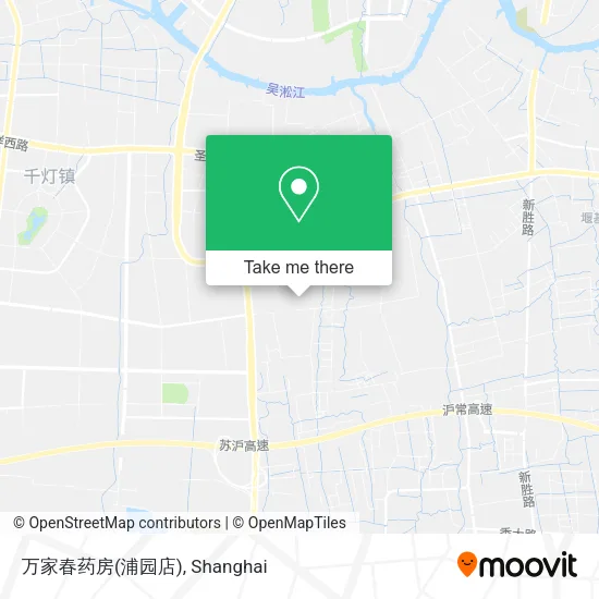 万家春药房(浦园店) map