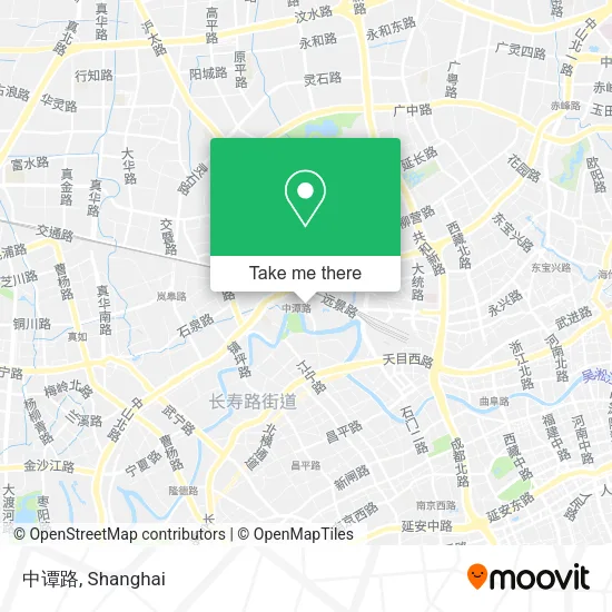 中谭路 map