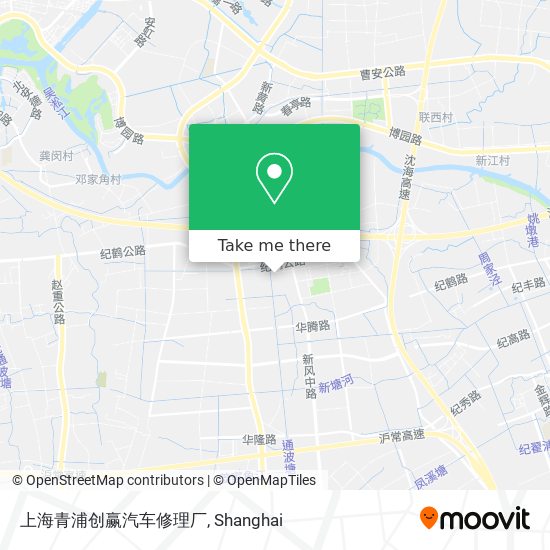上海青浦创赢汽车修理厂 map